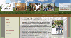 Desktop Screenshot of ferienhof-zippelmann.de